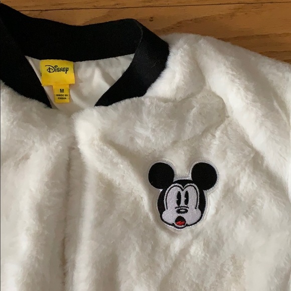 Disney Mickey Mouse faux fur bomber jacket - Picture 5 of 10